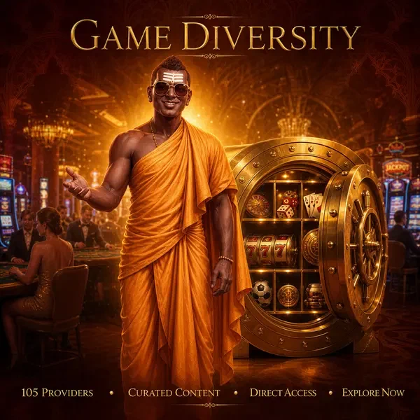 The Golden Monk invites players to explore diverse slot games at Game Providers & Software Studios